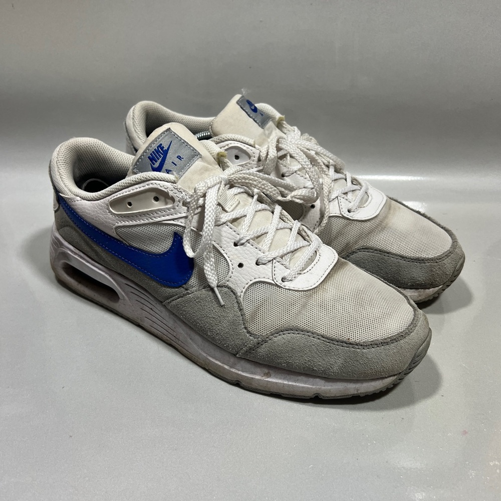 Nike Air Max SC CW4555-101 White Game Royal-Wolf Grey Blue Shoe Mens Size 10